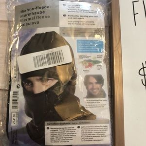 NEW Black Fleece Face Mask